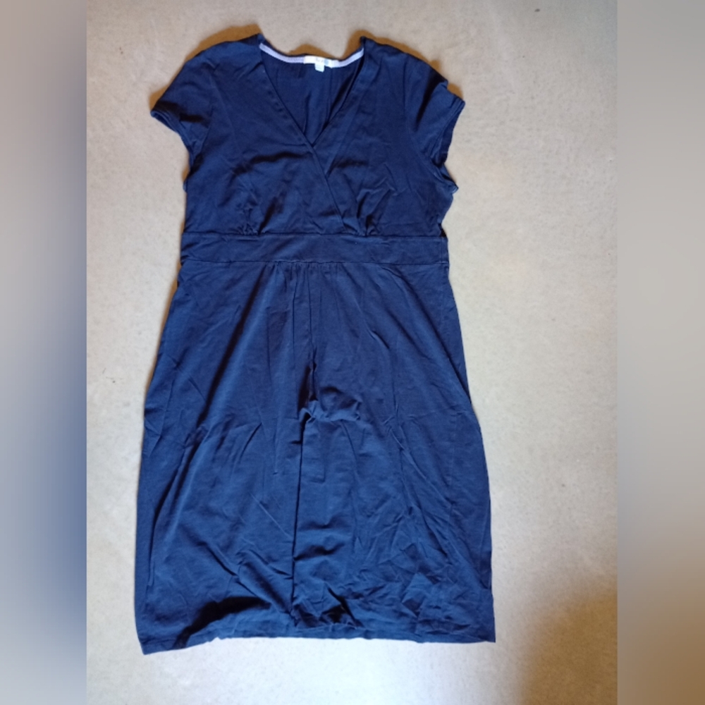 [Boden] Navy Cross Midi Dress